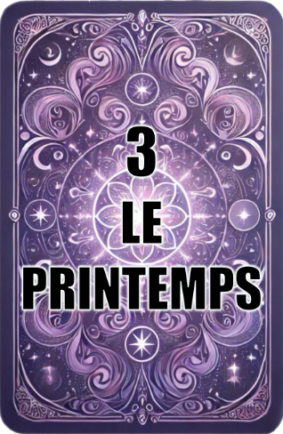 carte PRINTEMPS