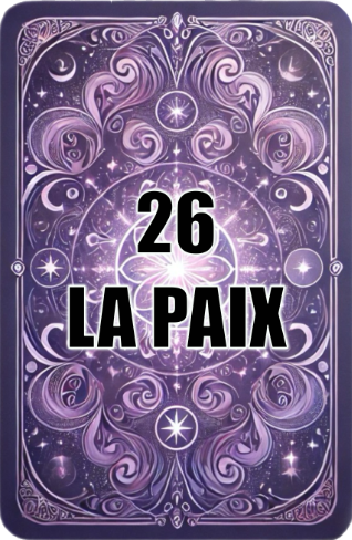 carte la paix