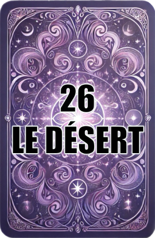 carte le DESERT