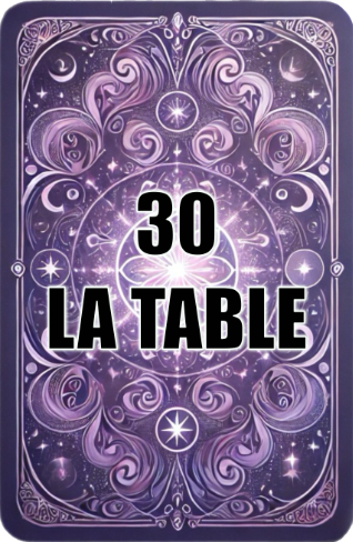 carte la table