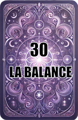 carte la BALANCE