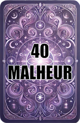 carte Malheur