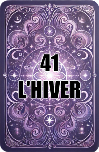 carte l'HIVER