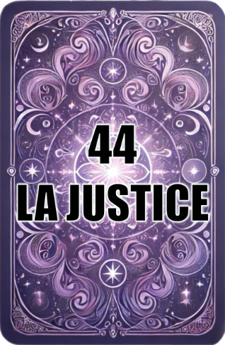 carte la JUSTICE