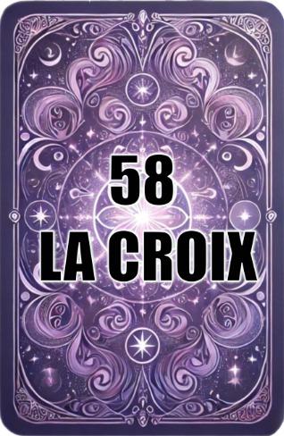 la carte croix